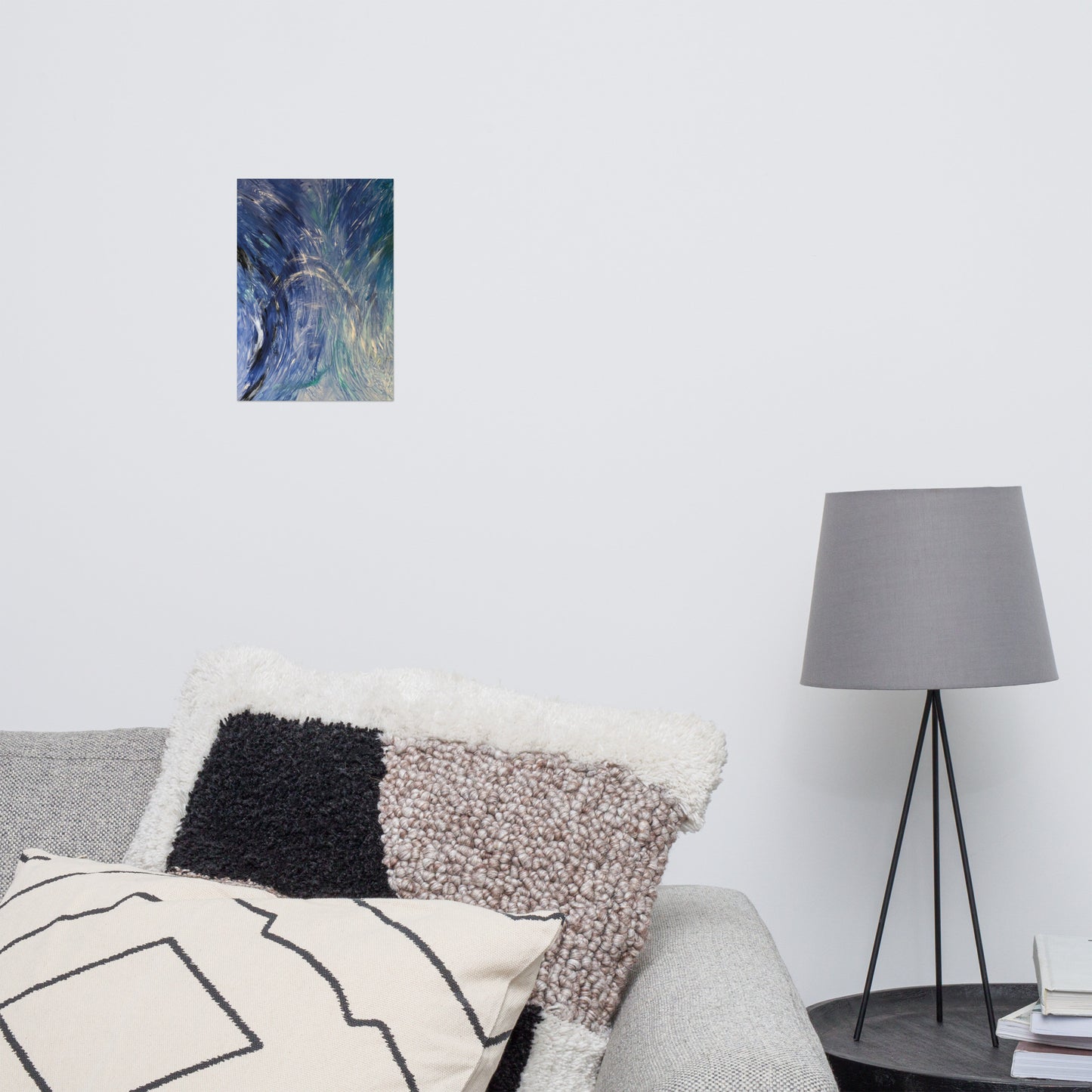 Seelenbild Posterdruck: "Delfintanz im Himmel"