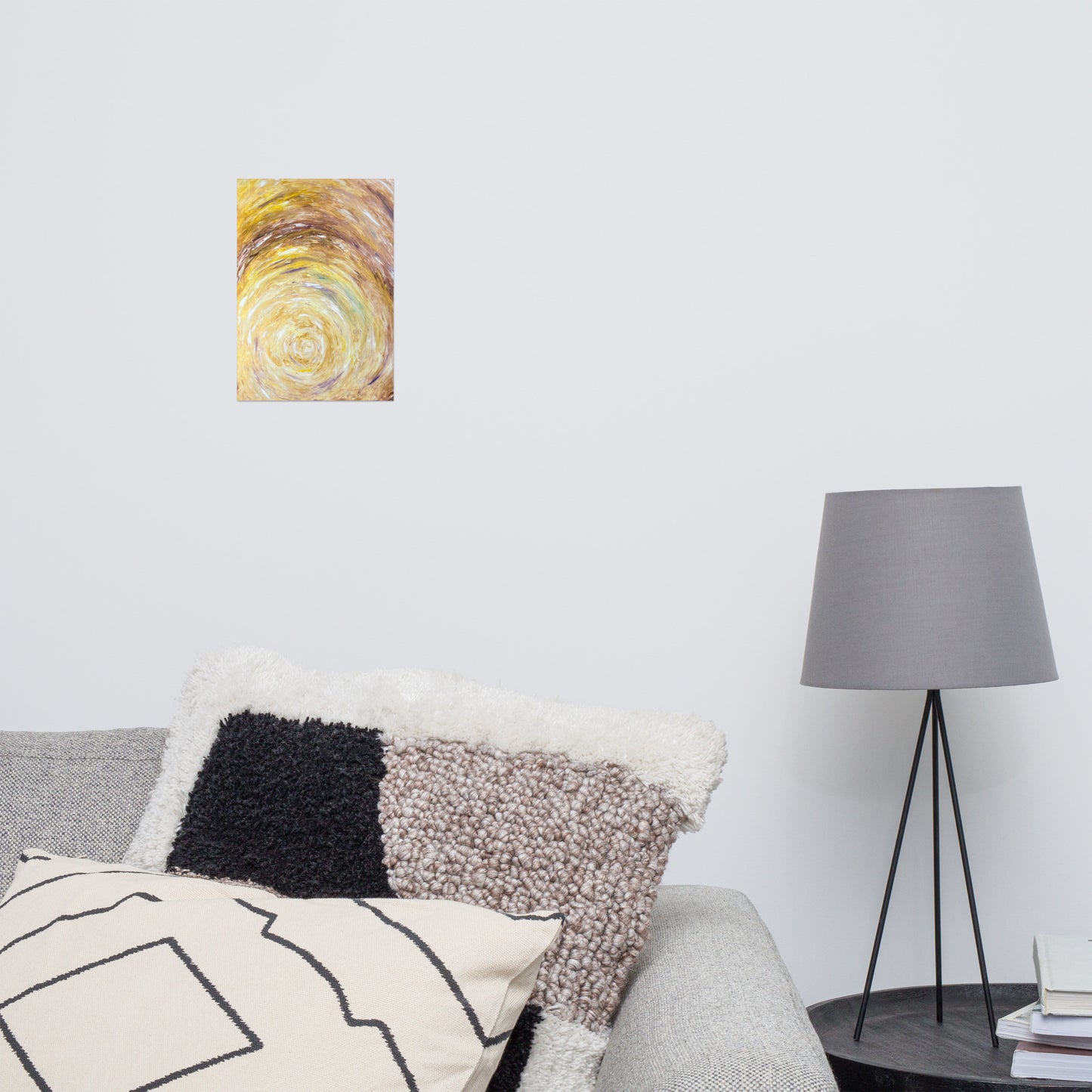 Seelenbild Posterdruck: "Goldener Lichttunnel"
