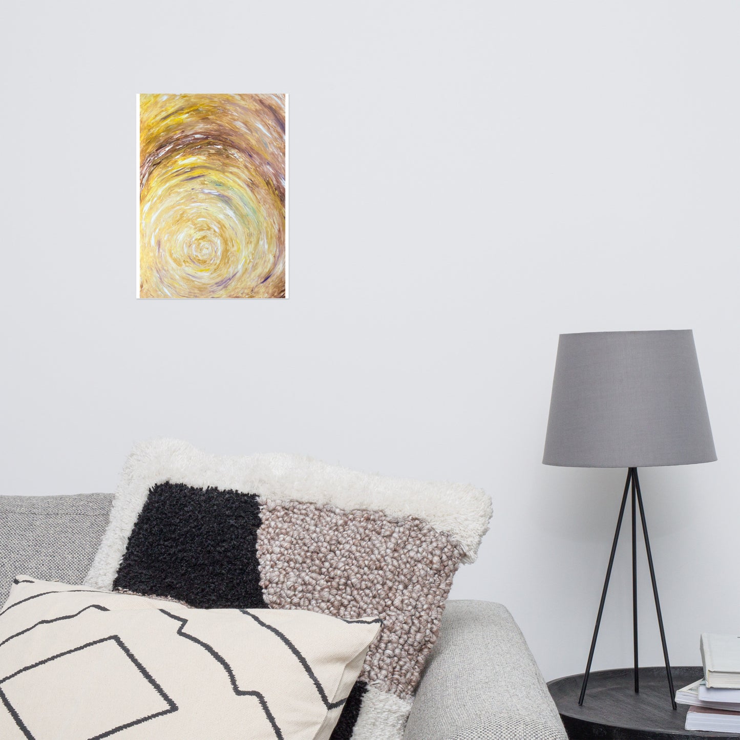 Seelenbild Posterdruck: "Goldener Lichttunnel"