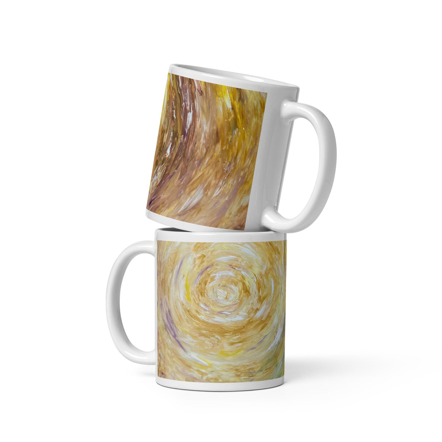 Seelenbild Tasse: "Goldener Lichttunnel"
